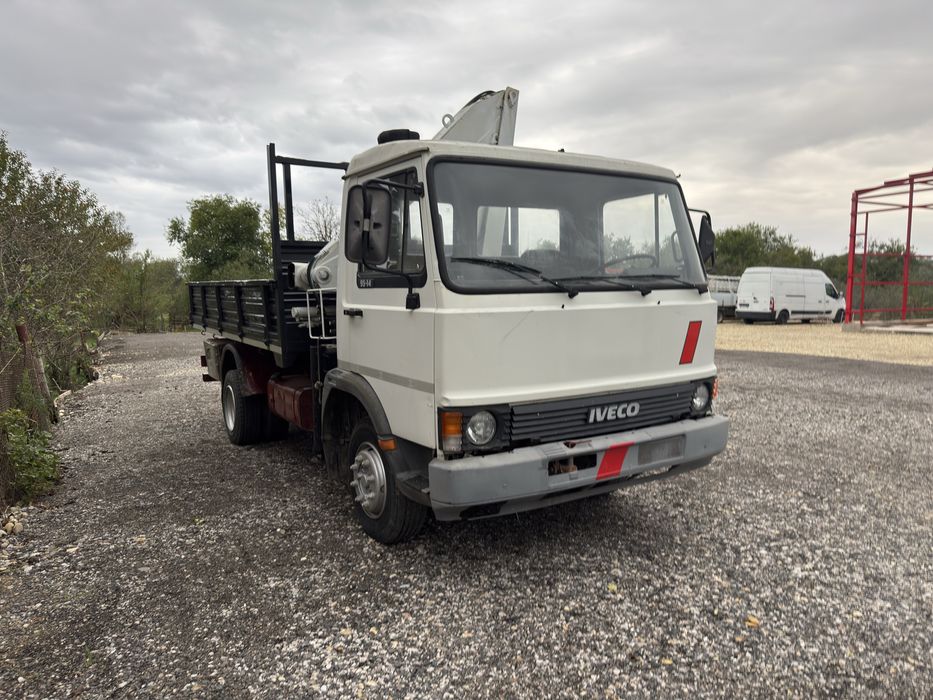 Iveco eurocargo basculabil cu macara 7,5t