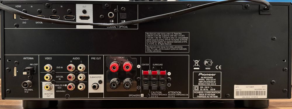 5+1 Ресивър Pioneer VSX-323