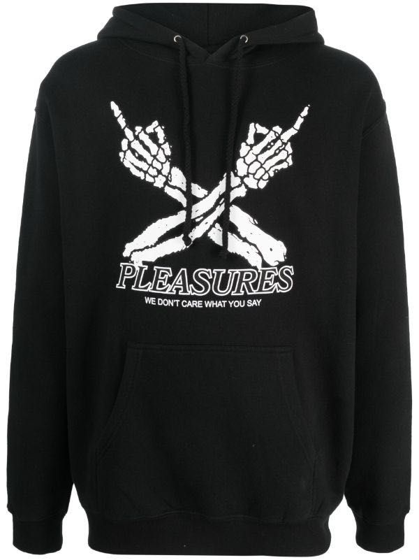 Pleasures hoodie we don t care