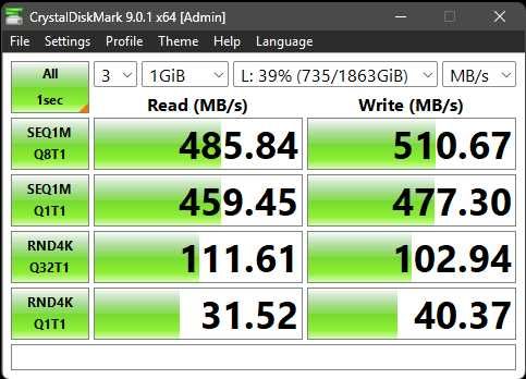 SSD 2.5" SATA III Crucial MX500 2TB 1.92TB USB 3.1 garantie 04.2028