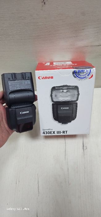 Canon 430 ex lll -RT vspishka гарантия месяц