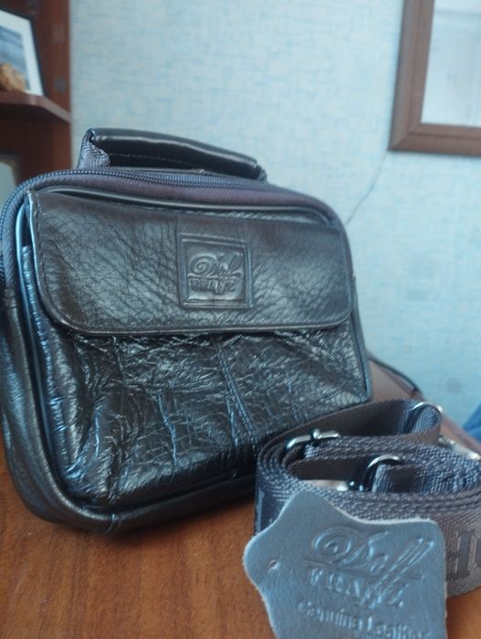 Кожаная мужская сумка Турция