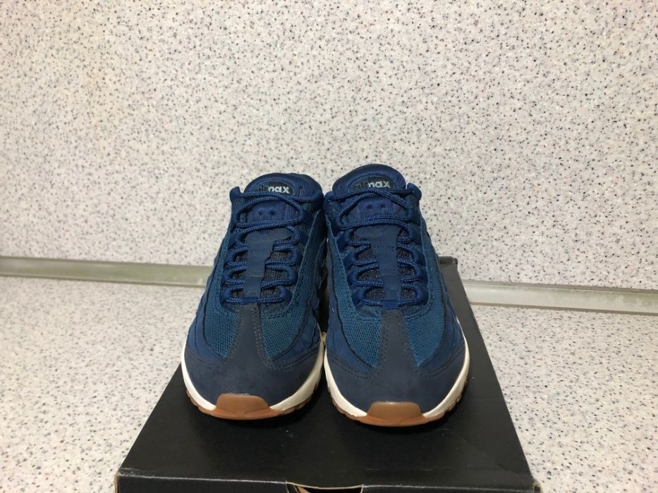 ОРИГИНАЛНИ *** Nike Air Max 95 Leather / Blue Dark Blue