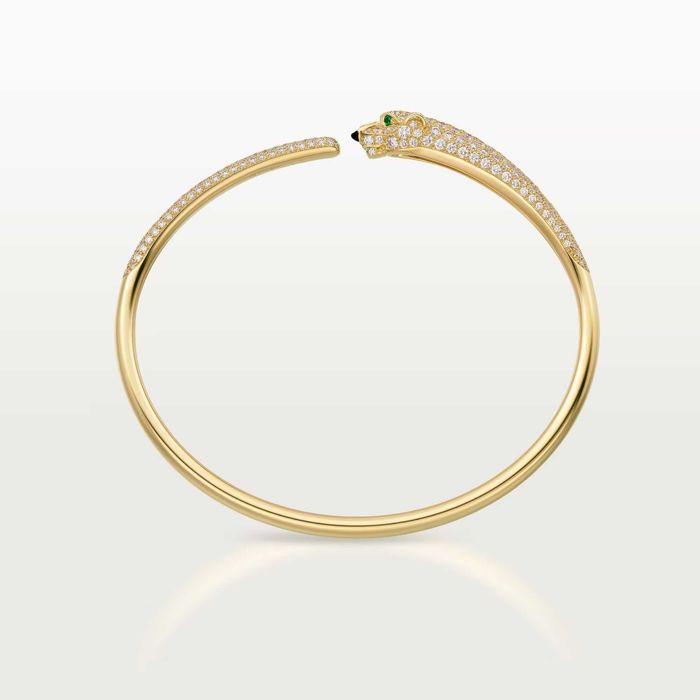 CARTIER Panthere de Cartier White Gold Diamonds Дамска Гривна