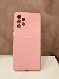 Чехол А73 Silicone Cover Samsung Galaxy A73 pink
