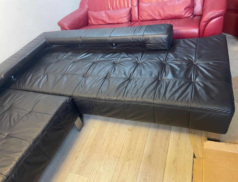 Ъглов кожен диван*БЕЗПЛАТНА ДОСТАВКА за цяла България*