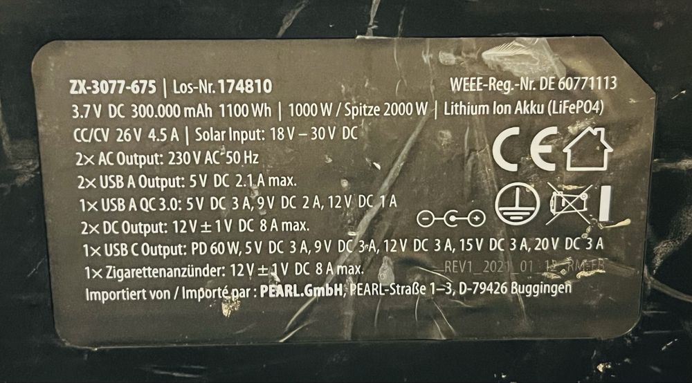 Vand PowerStation Revolt 1000W