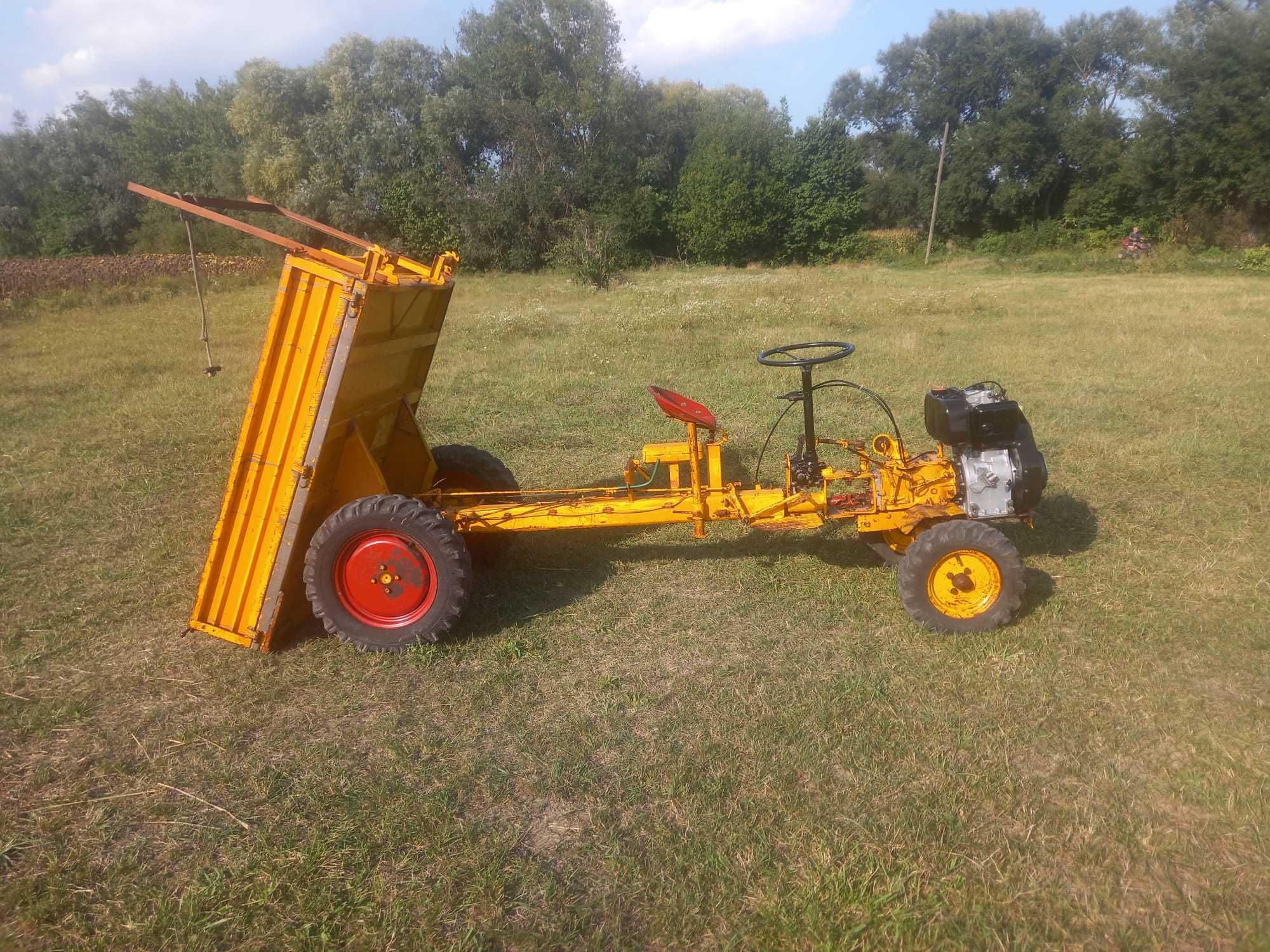 motoagricola cu motor Lombardini de 14 hp