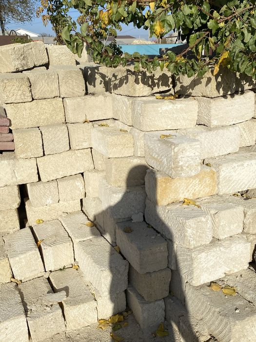 Ак тас, ракушаблок,сатылады новый,600 штук бар
