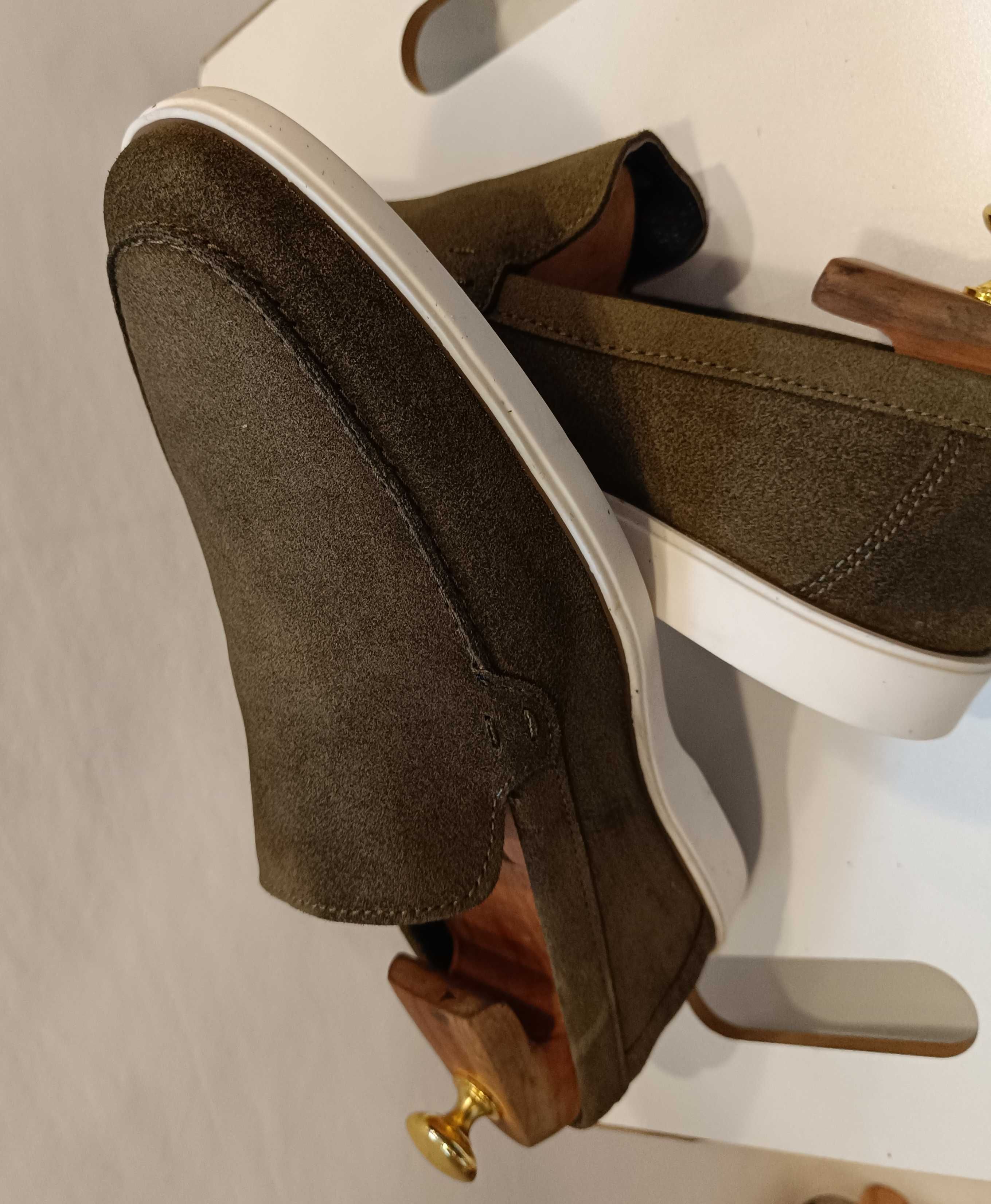 Pantofi mocasini casual 40.5 41 Jensen NOI piele naturala moale