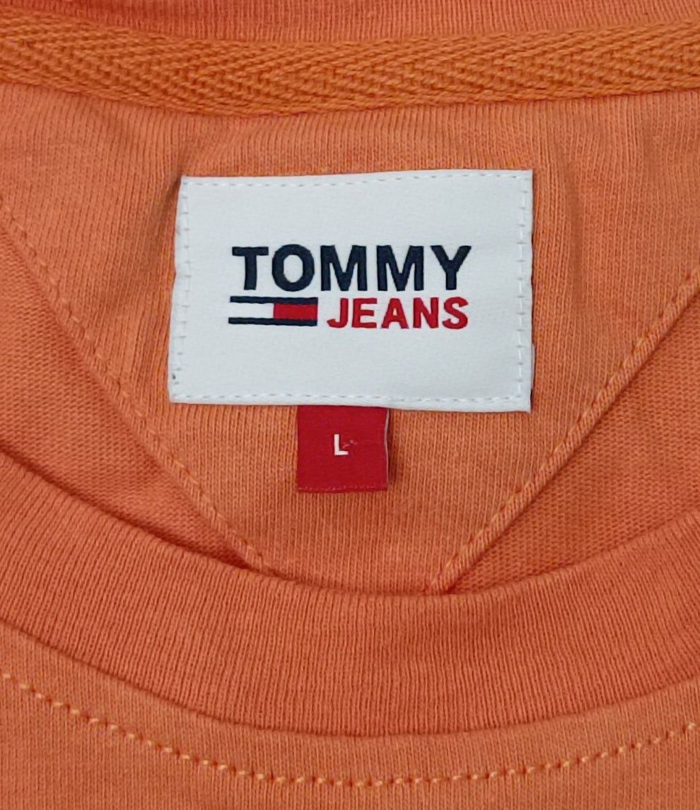 Tommy Jeans Badge Logo T-Shirt оригинална тениска L памучна фланелка