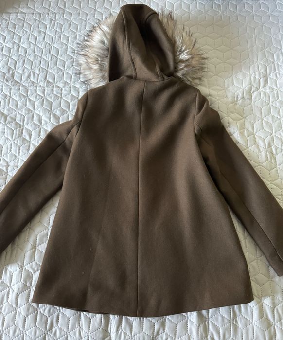 Palton Zara cu gluga