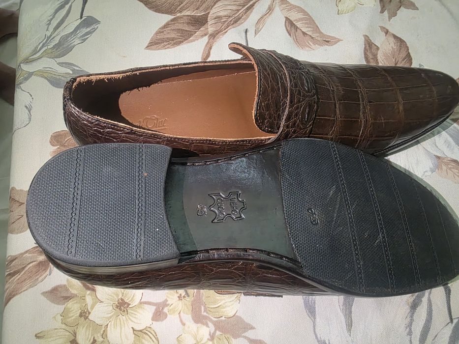 Бренд натурал тумсок терисидан туфли  сертификати бор размер 44  янги