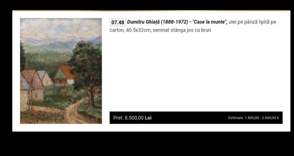 Tablou colectie Dumitru Ghiata