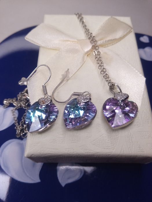 Комплект колие и обици