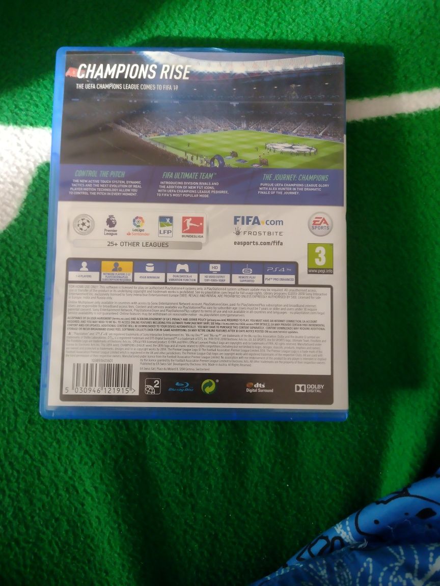 Fifa 19 за ps4 почти не се е използвал дискът