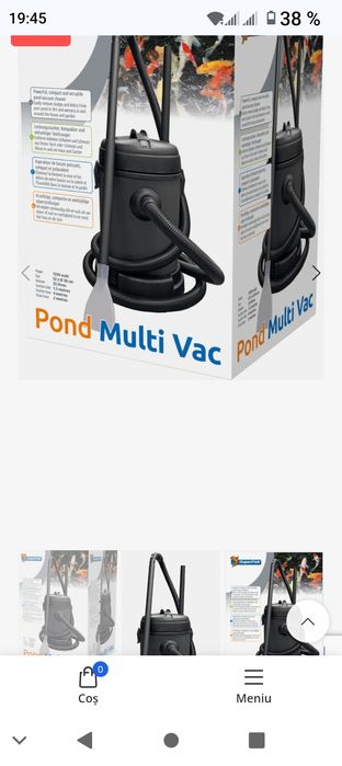 Vând aspirator acvariu pestii