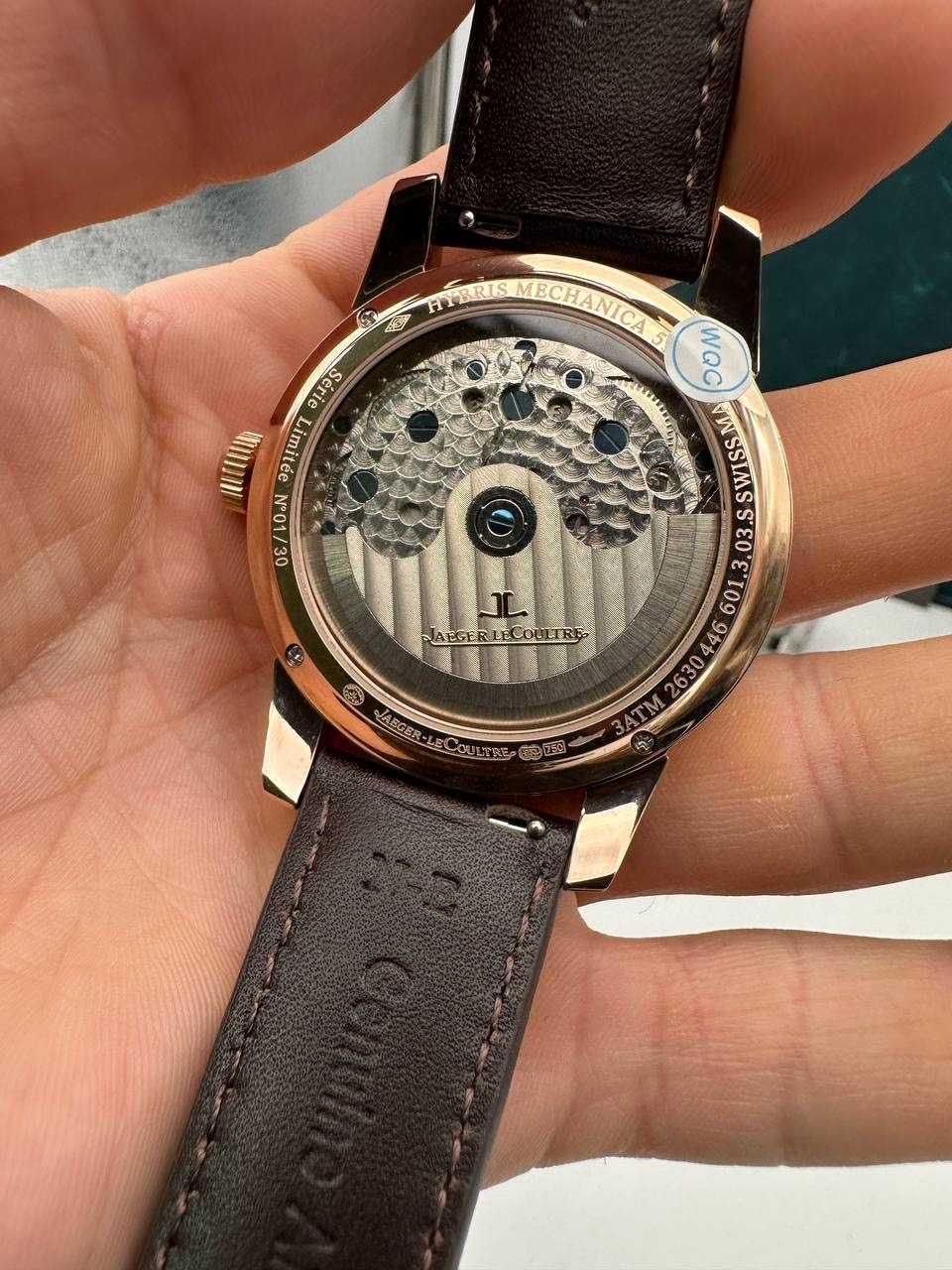 jaeger lecoultre злато/кожа