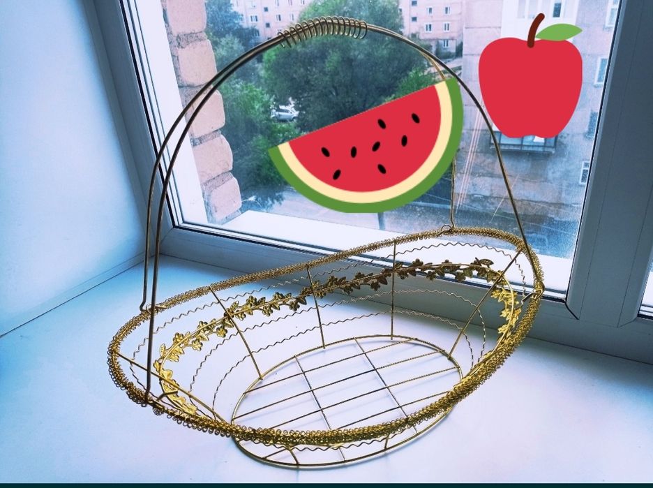 Продаётся новая корзина металлическая прочная