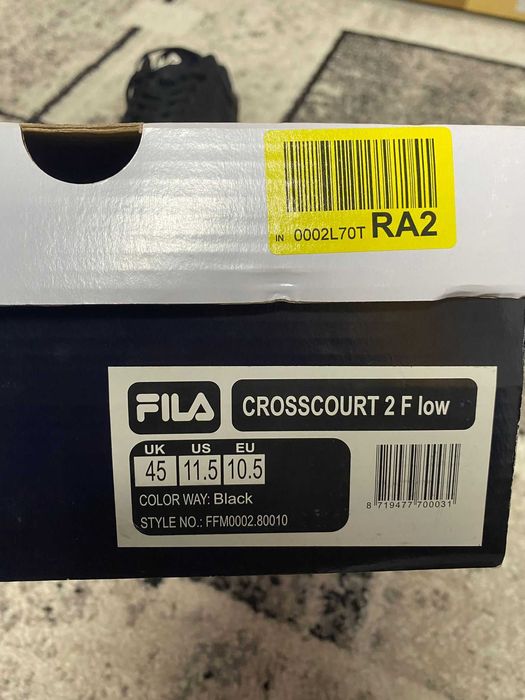 Fila Crosscourt 2 F Low Negru