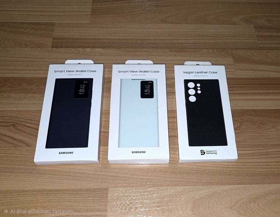 Husa Samsung S24 Ultra Smart View / Leather Case piele S24 Ultra