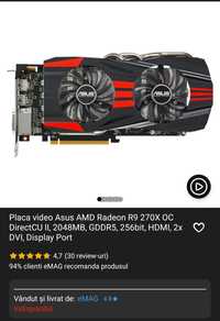 Placa video AMD Radeon R9 270X OC 2GBb 256 bit