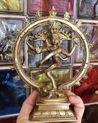 Statuetă Nataraja Shiva din bronz masiv