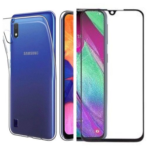 Samsung A52/A53/A54/A55 Pachet Folie Sticla Curbata 11D si Husa Slim