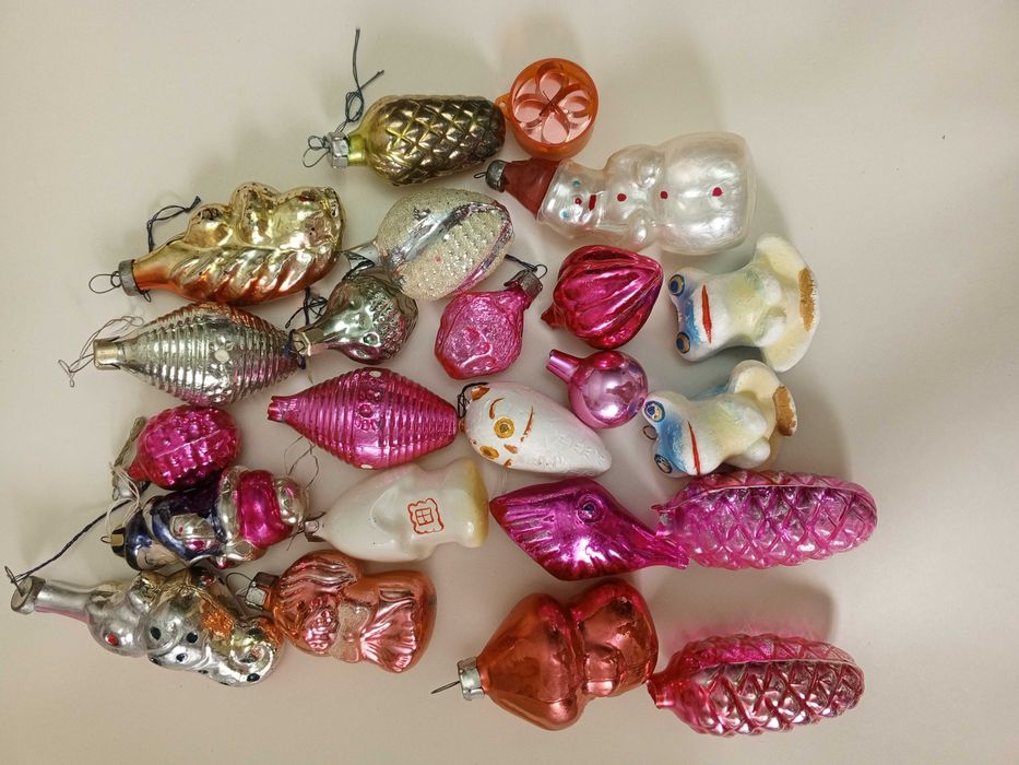 Игрушки елочные советского периода редкие