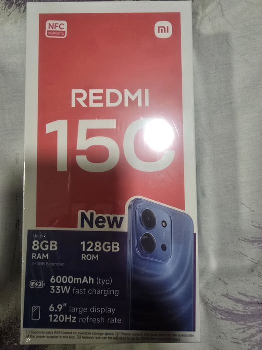 Redmi 15c чисто нов с Гаранция 2г