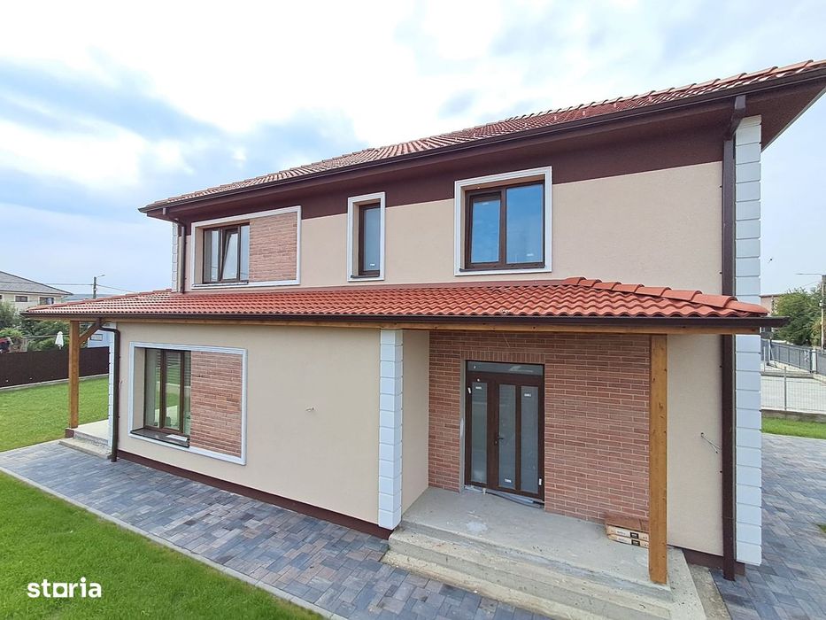 Casa individuala 5 cam P+E, sup.utila 152 mp, teren 601 mp Apahida