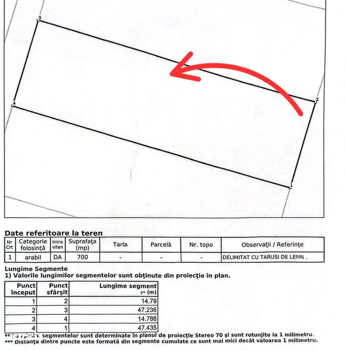Teren intravilan de vânzare situat în Livada de Bihor
