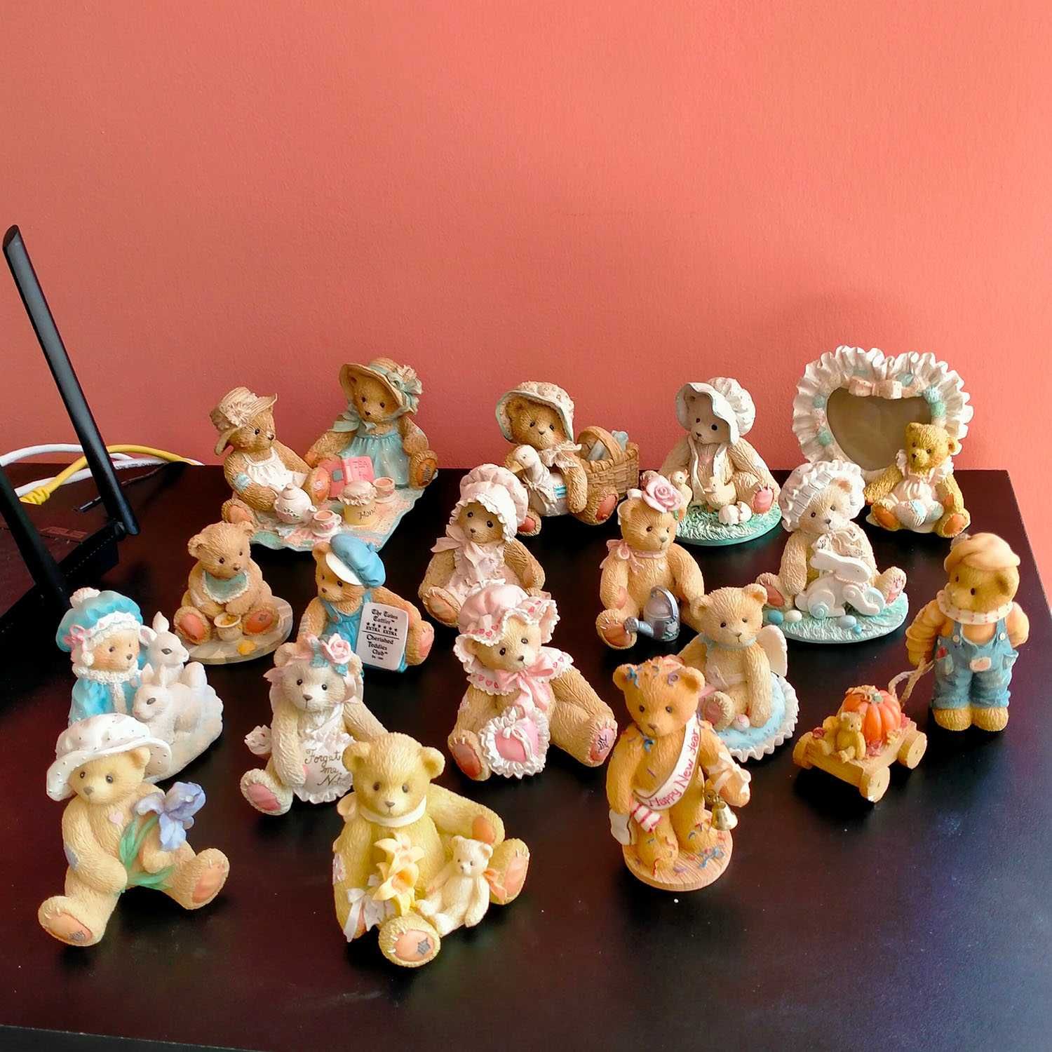 колекция от мечки Cherished Teddies Priscilla Hillman 1991 9 бр