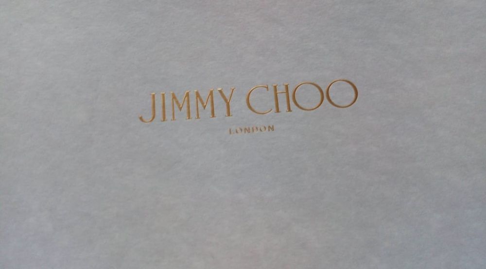 Елегантни обувки Jimmy Choo, номер 38,5 с ток 9 см