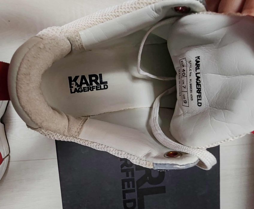 Karl Lagerfeld adidași piele