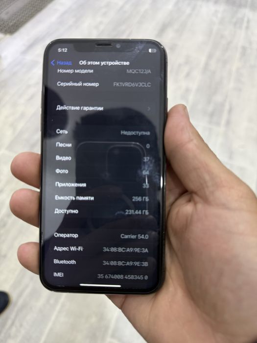 Iphone X 256gb sotiladi