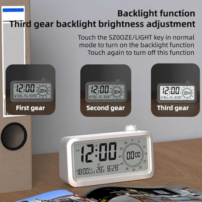 Визуален таймер, будилник с двоен дисплей