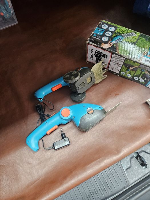 Gardena Set 2 Foarfeca de tuns gazon/plante gardena  pe acumulator