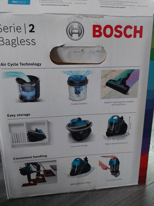 Прахосмукачка Bosch Serie 2 Bagless