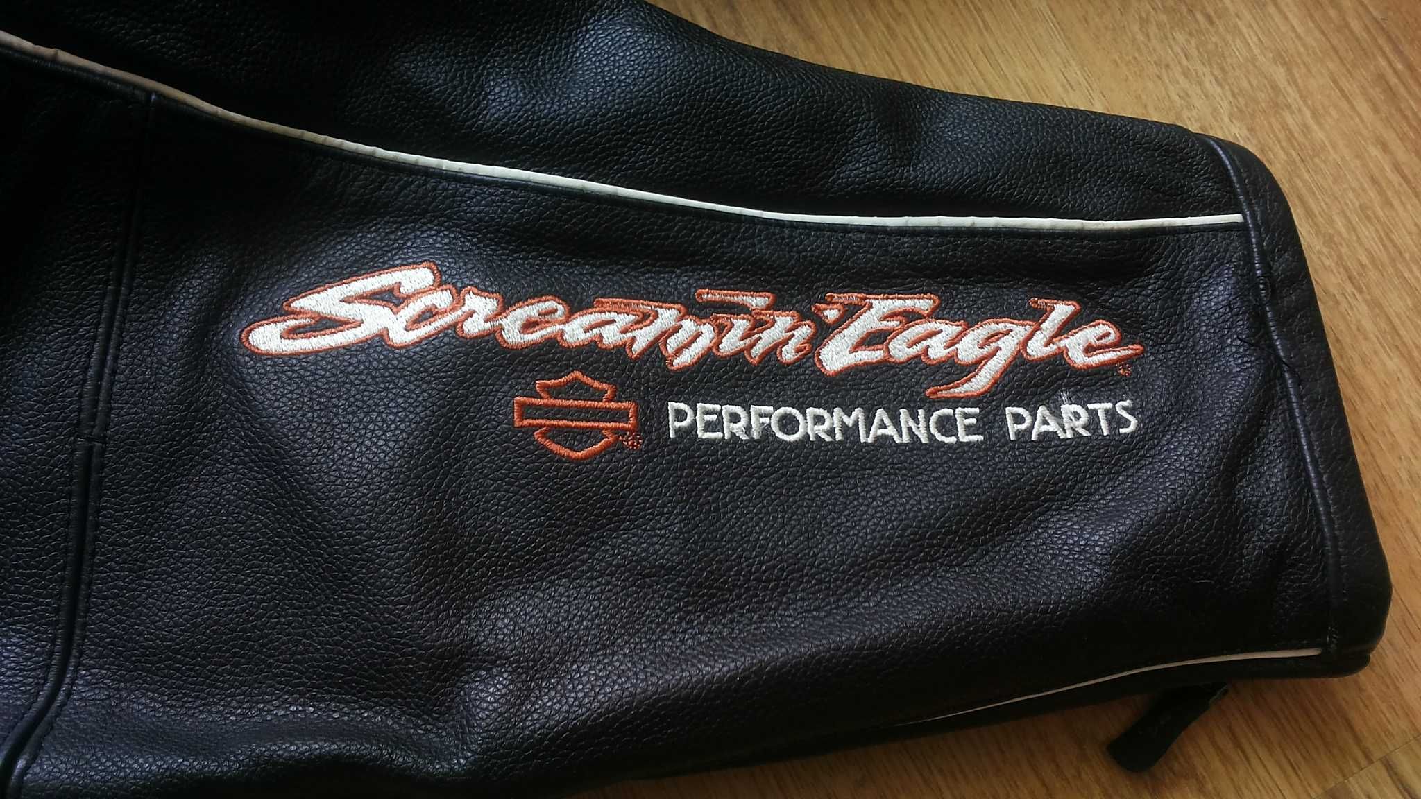 HARLEY DAVIDSON Racing Leather Jacket размер 3XL мото яке 8-27