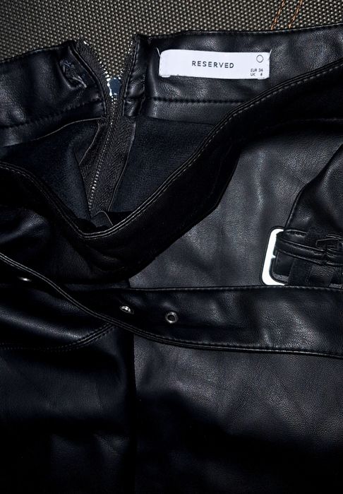 Юбка миди эко-кожа