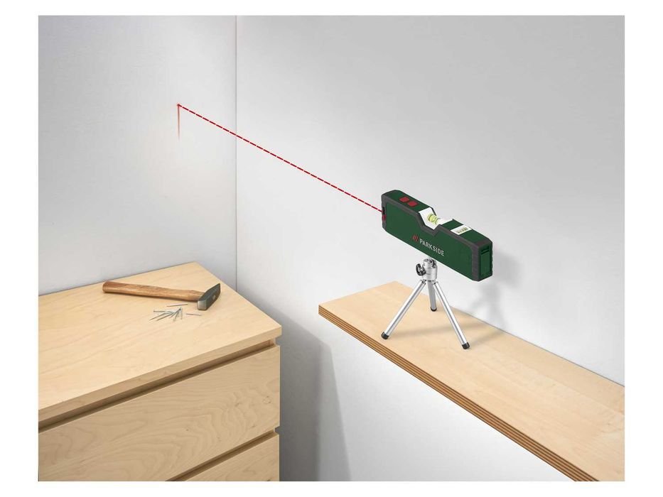 Nivelă laser cu boloboc si cu suport, noua, produs Germania