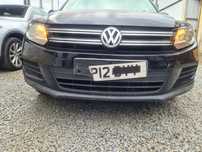 Bara fata Volkswagen Tiguan 5N Facelift 2011 - 2015 NEGRU LC9X (1253) model fara ...