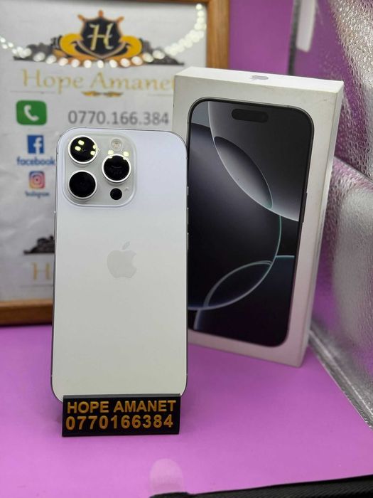 HOPE AMANET P2 - Iphone 16 Pro / 128GB / Bat 100% / 50 Cicluri