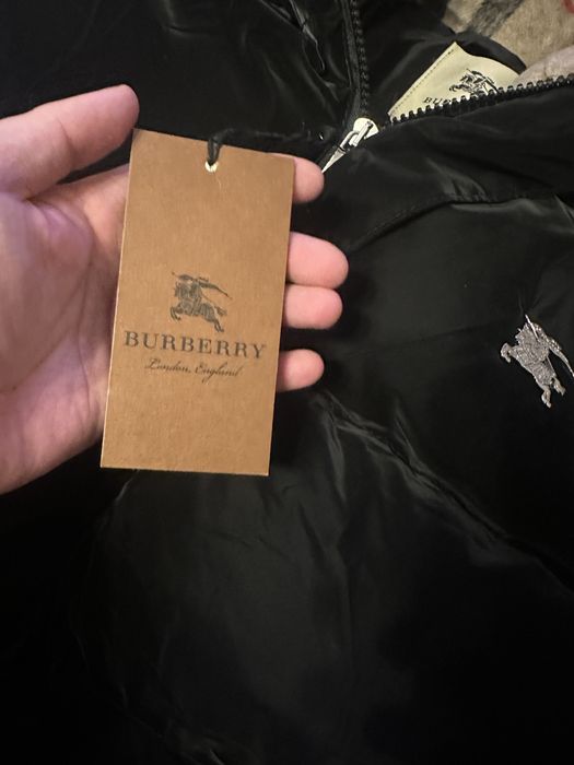 Burberry geaca neagra de iarna puffer marime xl