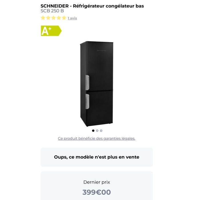 Combina frigorifica Schneider SCB250B