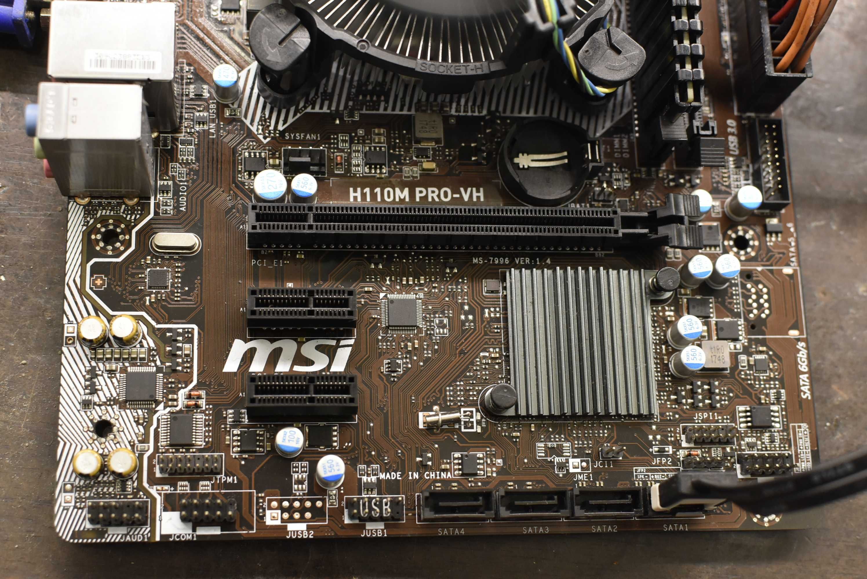 MSI H110M Pro-VH + G4400 + Box Cooler