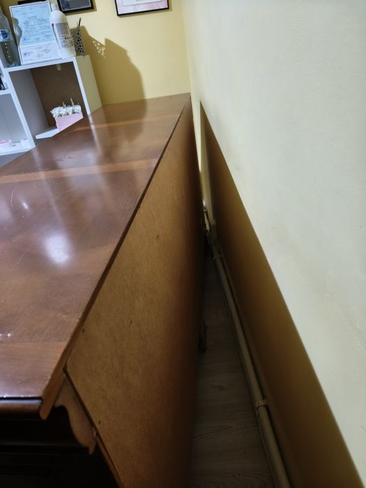 Comoda Bufet LOUIS PHILIPPE Mobexpert, 3 uși, Lemn Masiv Fag, Cires