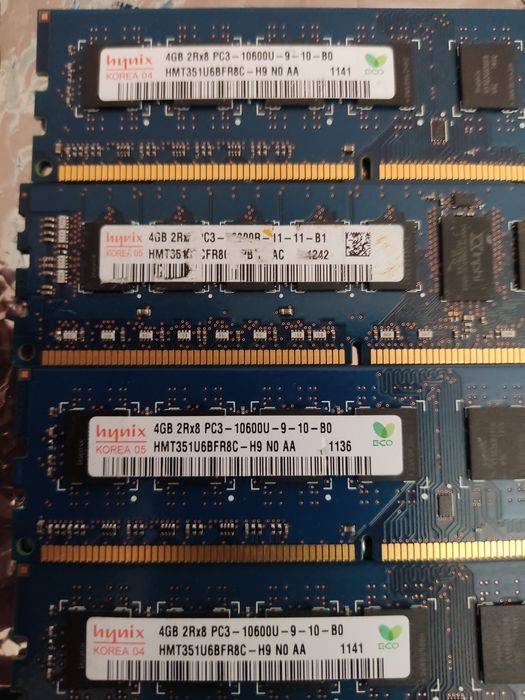 Vând ddr3 rami 4gb pe slot diferite frecvente si mărci