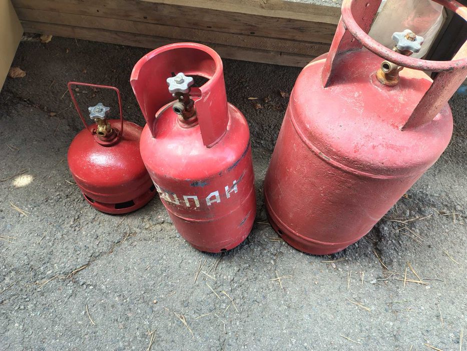 газовый баллон 50л ,27л  ,12л,  5 л